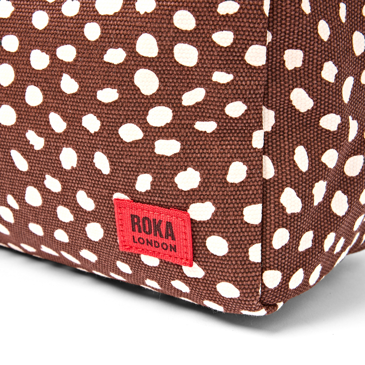 Maygrove Wash Bag in Brown Spot