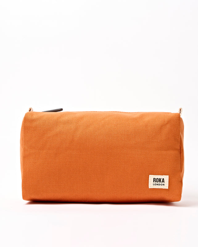 Maygrove Wash Bag in Burnt Orange