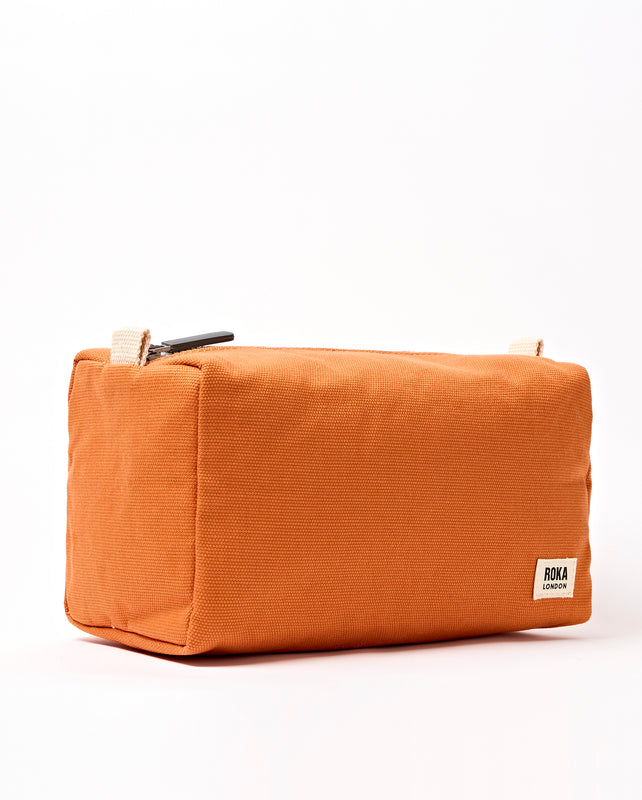 Maygrove Wash Bag in Burnt Orange