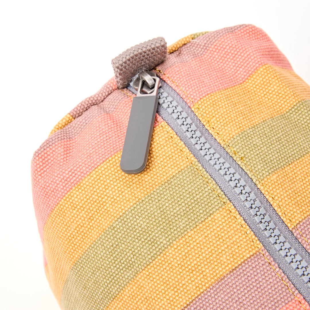 Mayfair Wash Bag in Faded Multi Stripe