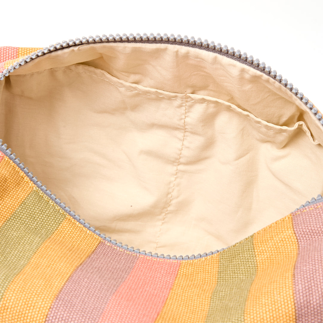 Mayfair Wash Bag in Faded Multi Stripe