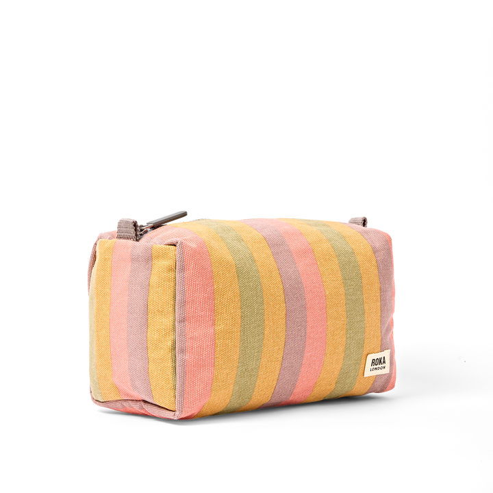 Maygrove Wash Bag in Faded Multi Stripe