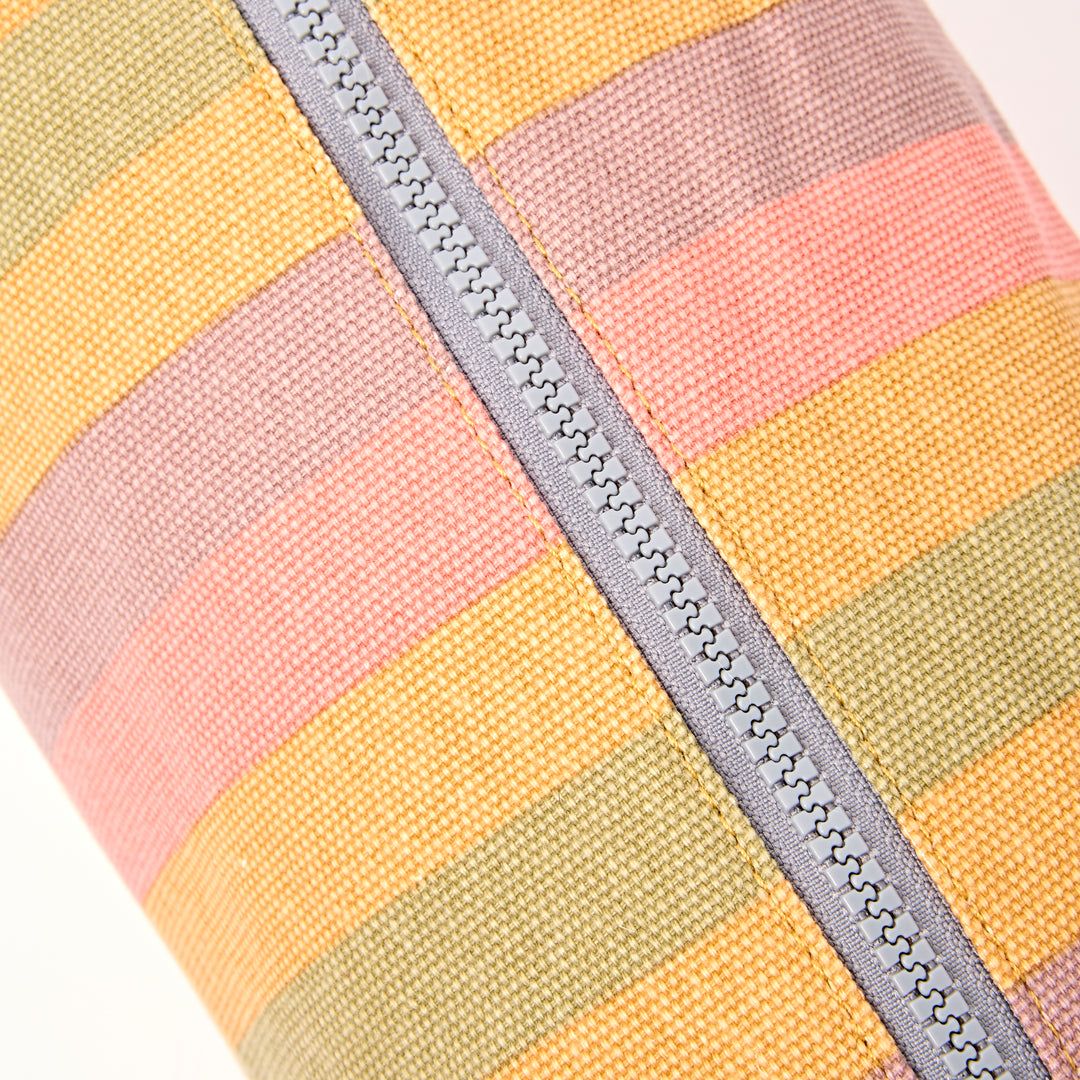 Mayfair Wash Bag in Faded Multi Stripe