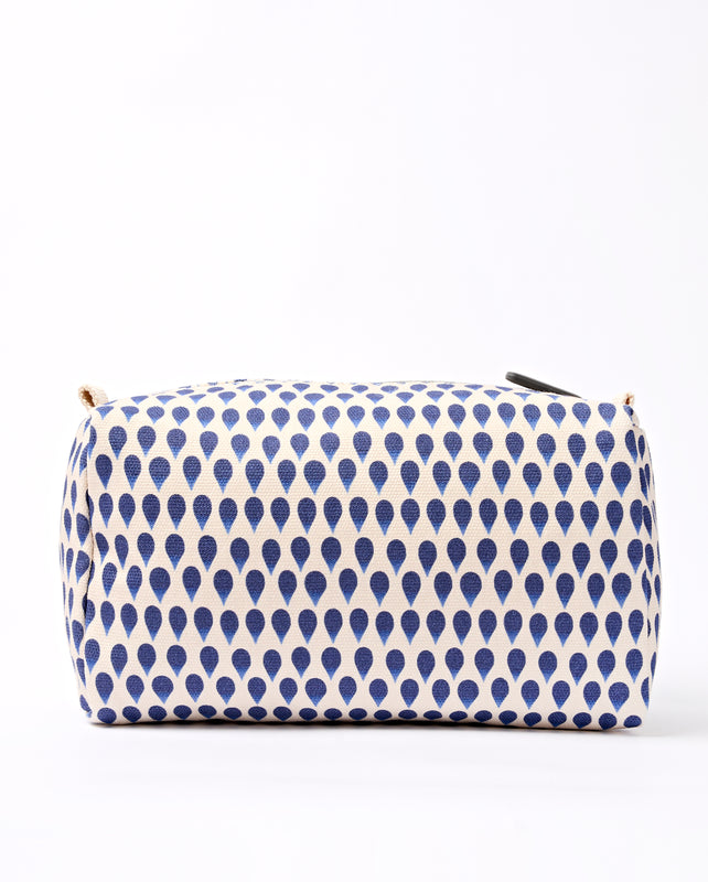 Maygrove Wash Bag in Denim Rain Indigo