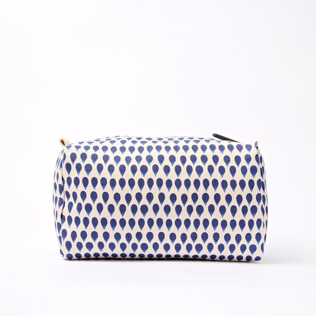 Mayfair Wash Bag in Denim Rain Indigo