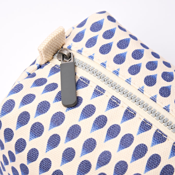 Mayfair Wash Bag in Denim Rain Indigo