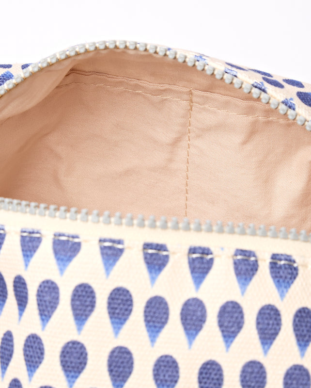 Maygrove Wash Bag in Denim Rain Indigo