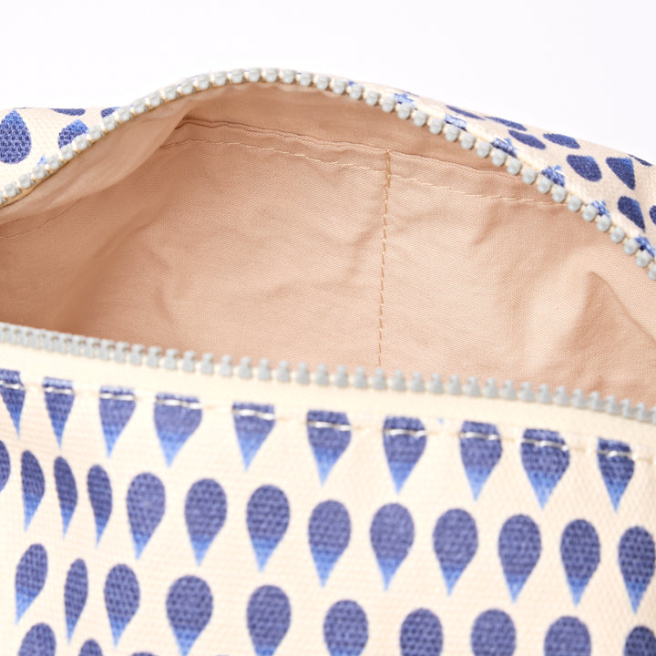 Mayfair Wash Bag in Denim Rain Indigo