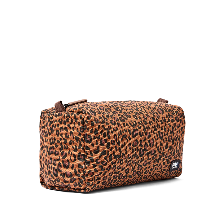 Maygrove Wash Bag in Leopard Mini