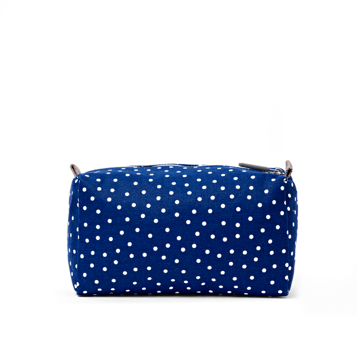 Maygrove Wash Bag in Navy Polka