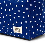 Maygrove Wash Bag in Navy Polka