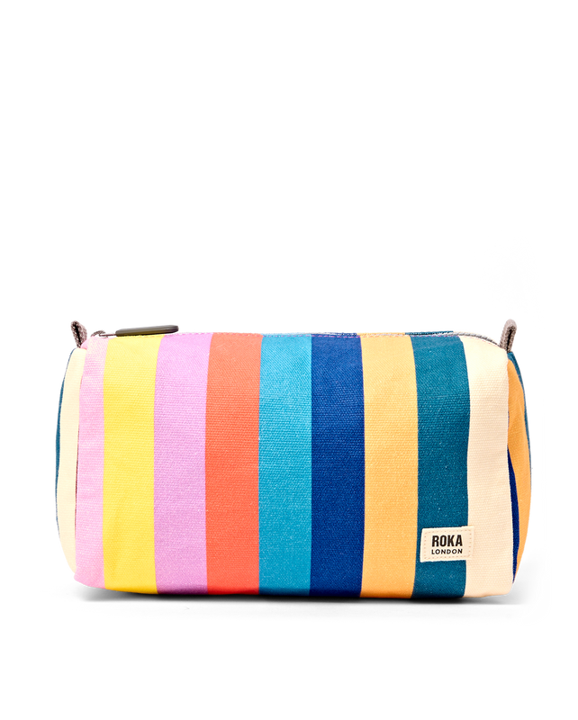 Maygrove Wash Bag in Wide Stripe Multi