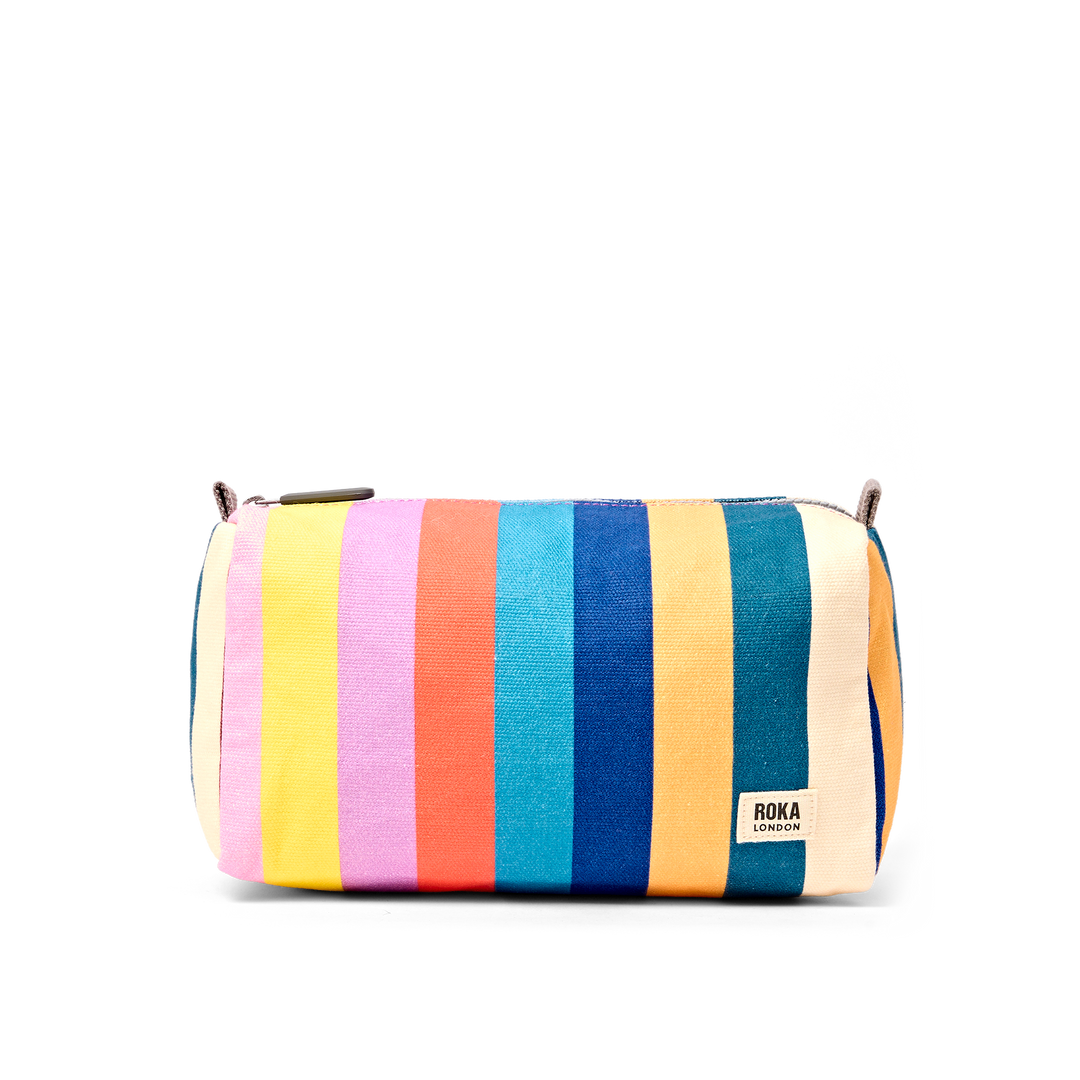 Maygrove Wash Bag in Wide Stripe Multi