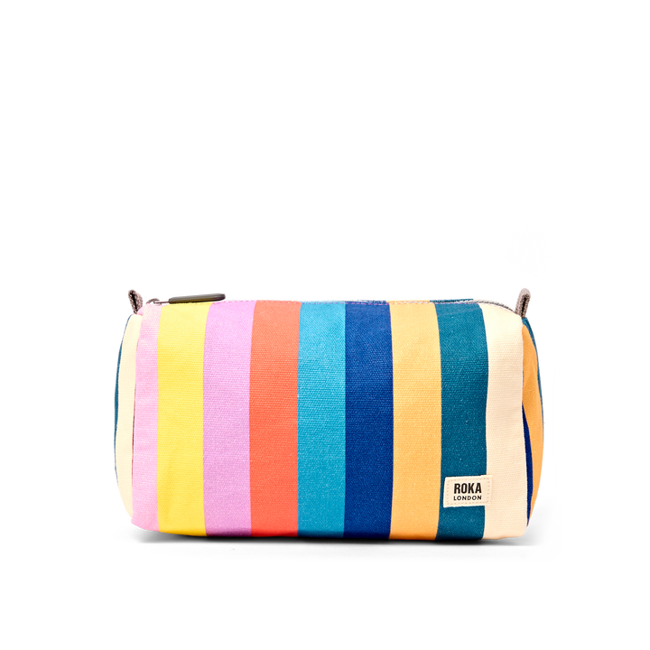 Maygrove Wash Bag in Wide Stripe Multi