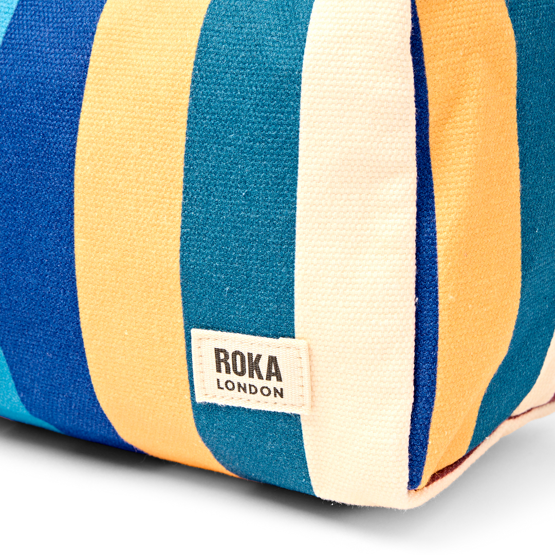 Maygrove Wash Bag in Wide Stripe Multi