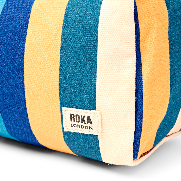 Maygrove Wash Bag in Wide Stripe Multi