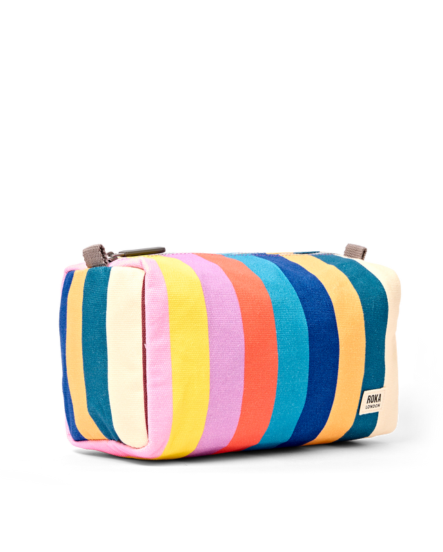 Maygrove Wash Bag in Wide Stripe Multi