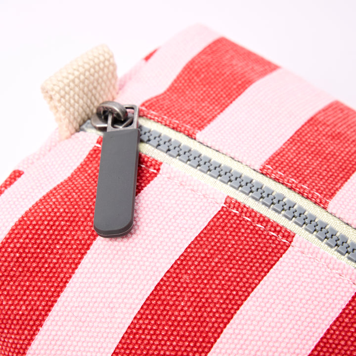 Mayfair Wash Bag in Strawberry Stripe