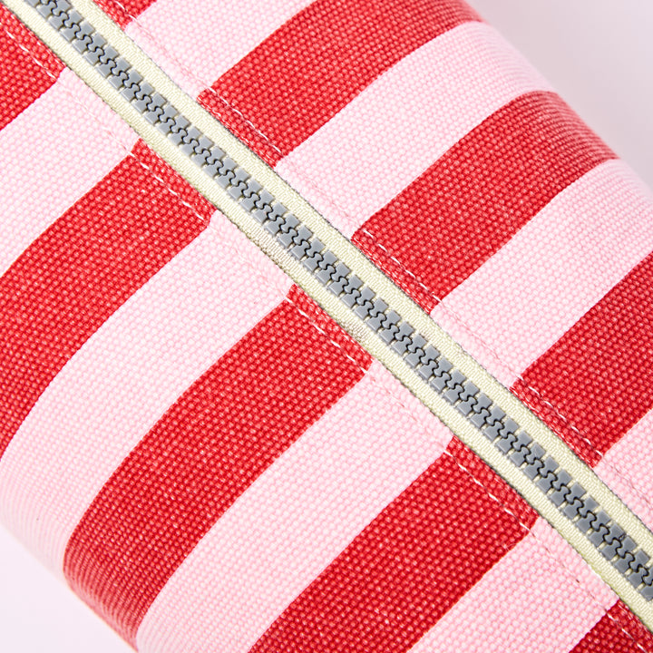 Mayfair Wash Bag in Strawberry Stripe