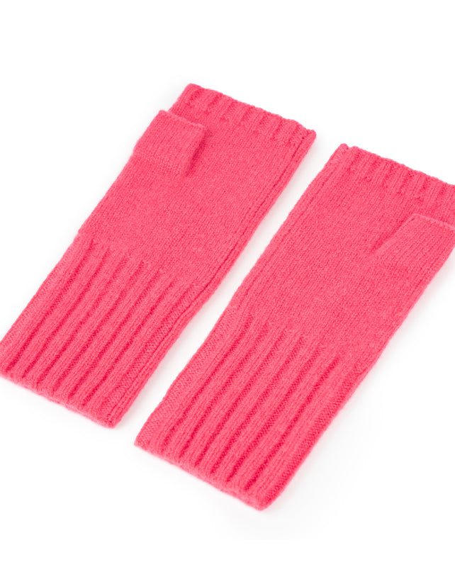 Metropolitan Cashmere Gloves in Coral