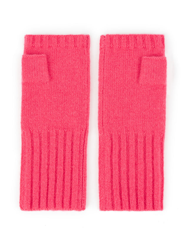 Metropolitan Cashmere Gloves in Coral
