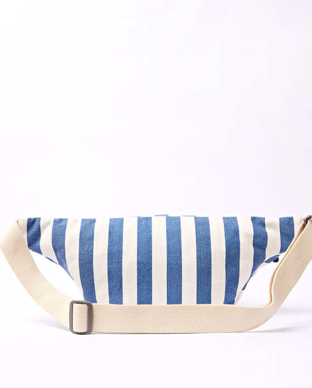 Mill Hill Crossbody Bag in Denim Stripe