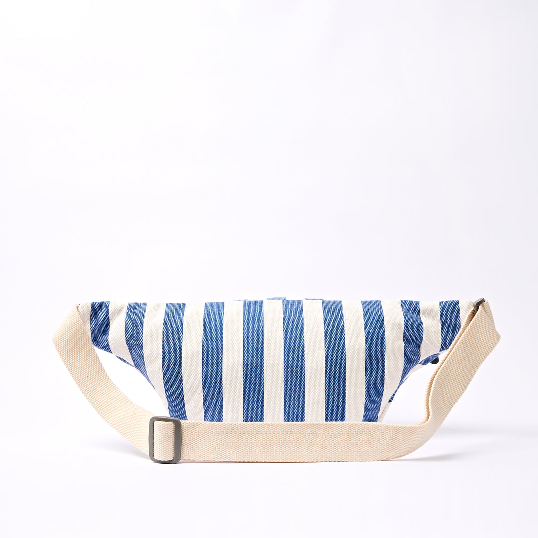 Mill Hill Crossbody Bag in Denim Stripe