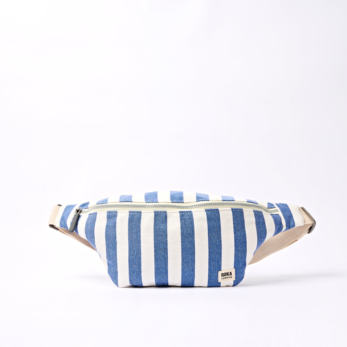 Mill Hill Crossbody Bag in Denim Stripe