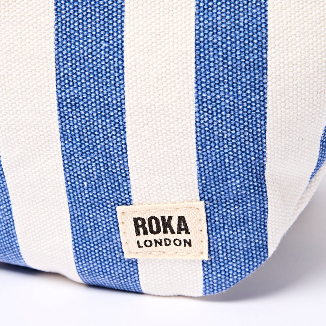 Mill Hill Crossbody Bag in Denim Stripe