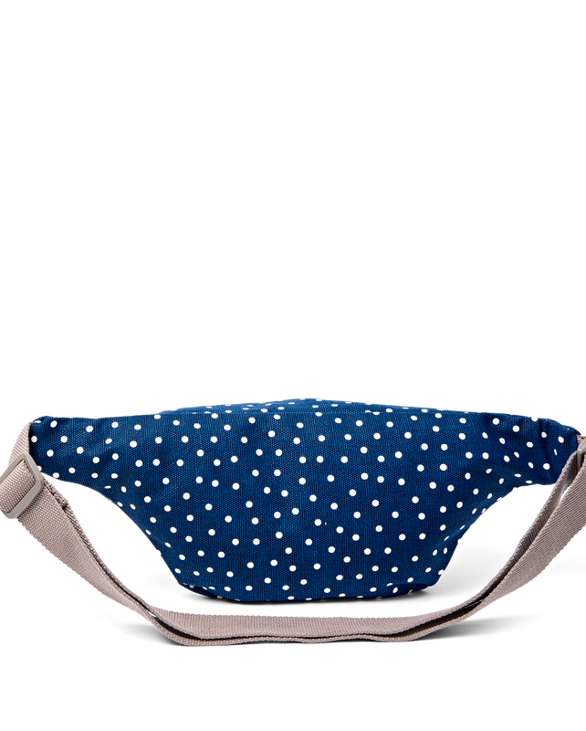 Mill Hill Crossbody Bag in Navy Polka