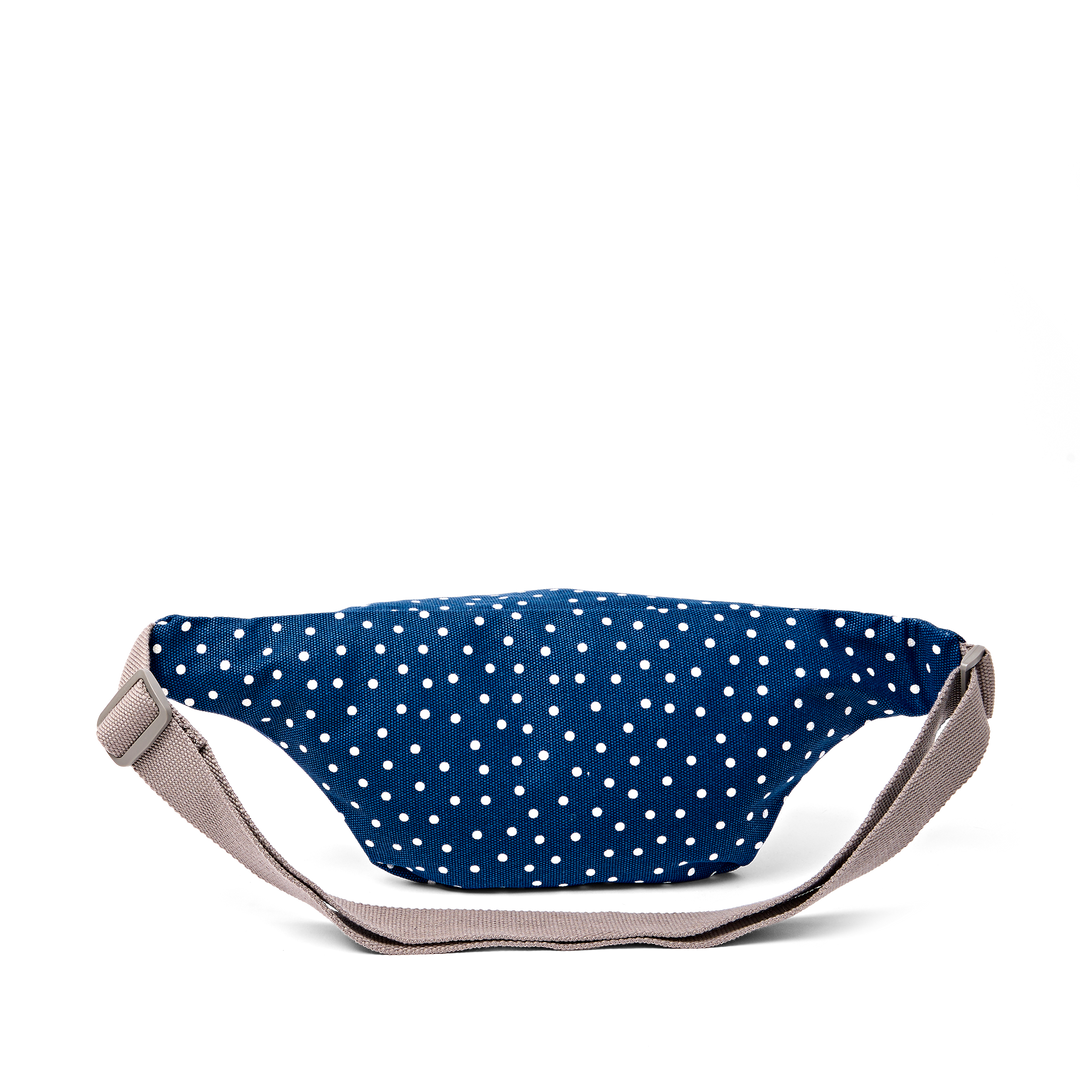 Mill Hill Crossbody Bag in Navy Polka