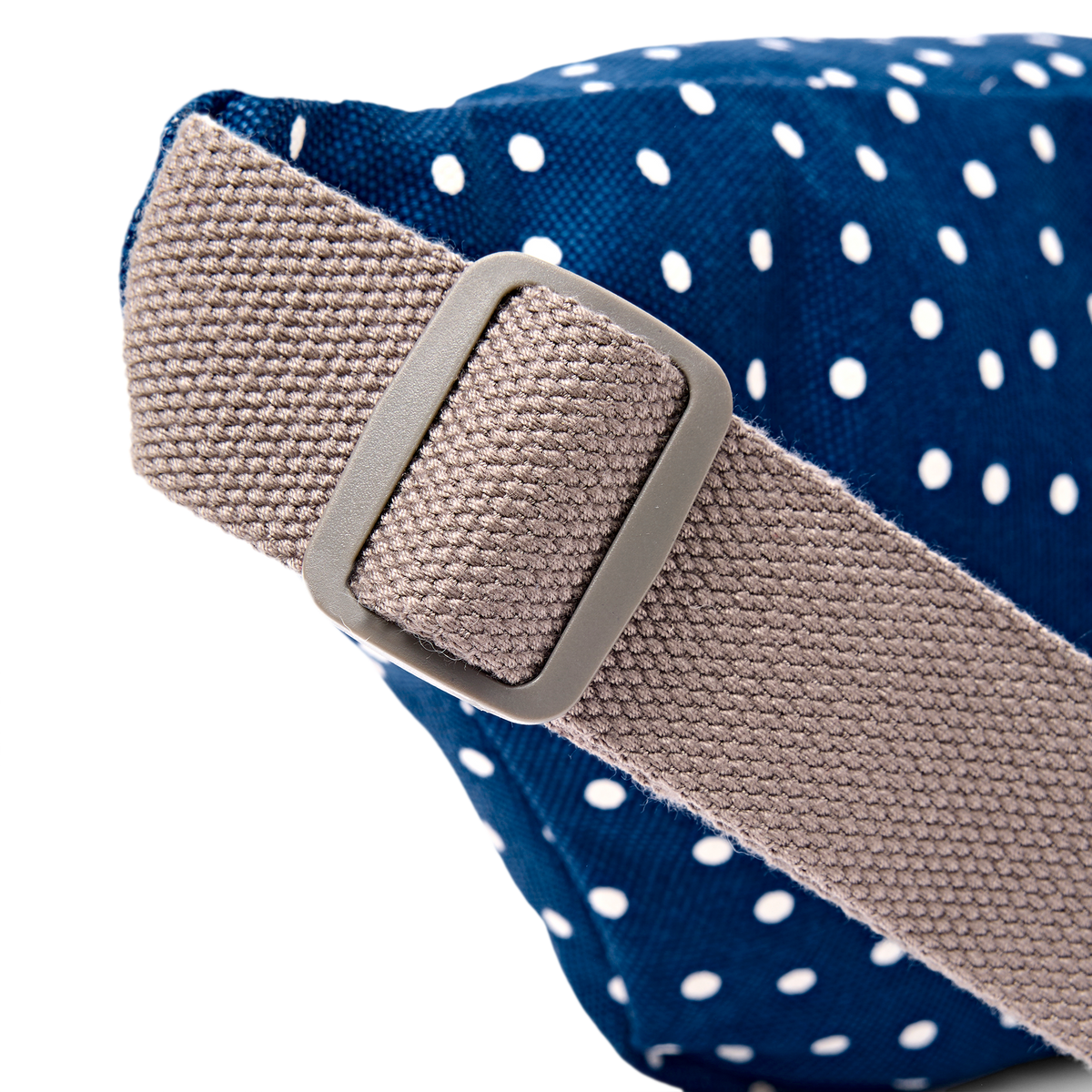 Mill Hill Crossbody Bag in Navy Polka