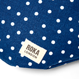 Mill Hill Crossbody Bag in Navy Polka