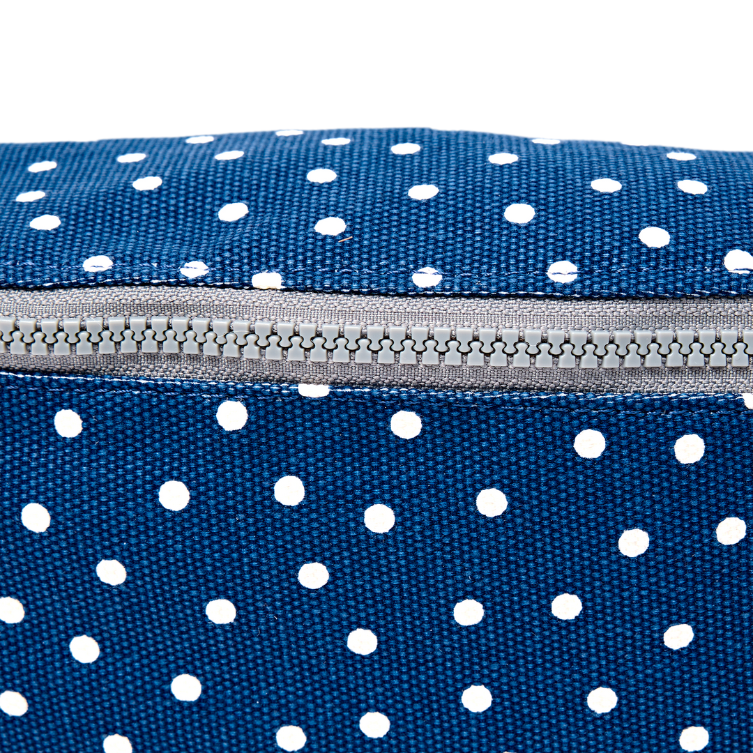 Mill Hill Crossbody Bag in Navy Polka