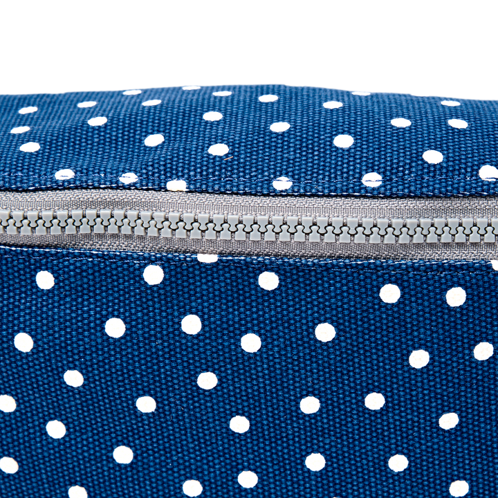 Mill Hill Crossbody Bag in Navy Polka