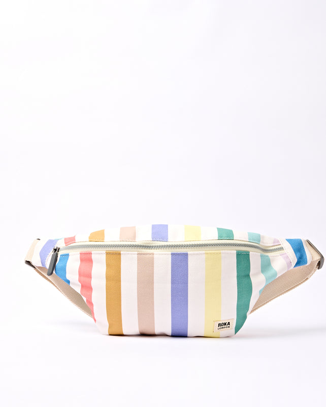 Mill Hill Crossbody Bag in Pastel Multi Stripe