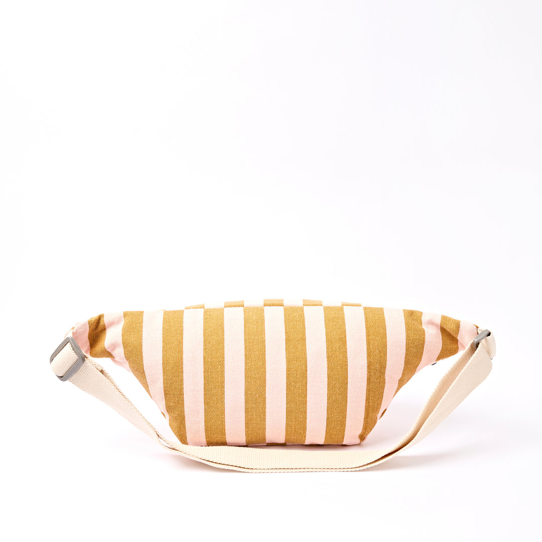 Mill Hill Crossbody Bag in Rose Gold Stripe