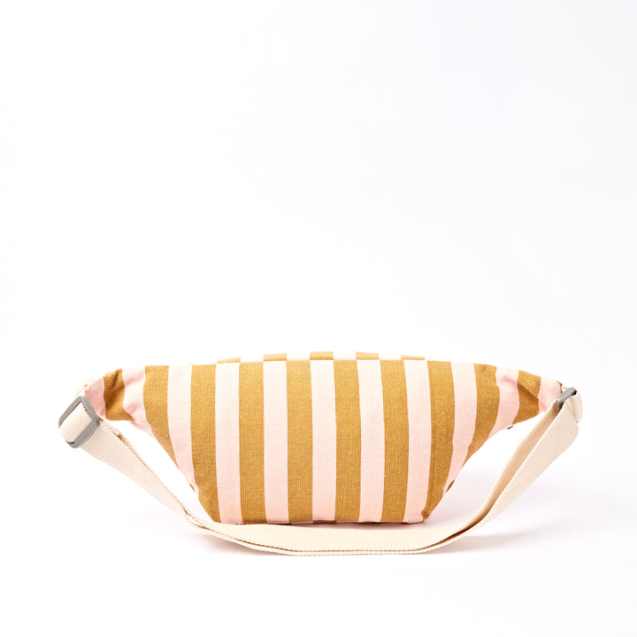 Mill Hill Crossbody Bag in Rose Gold Stripe