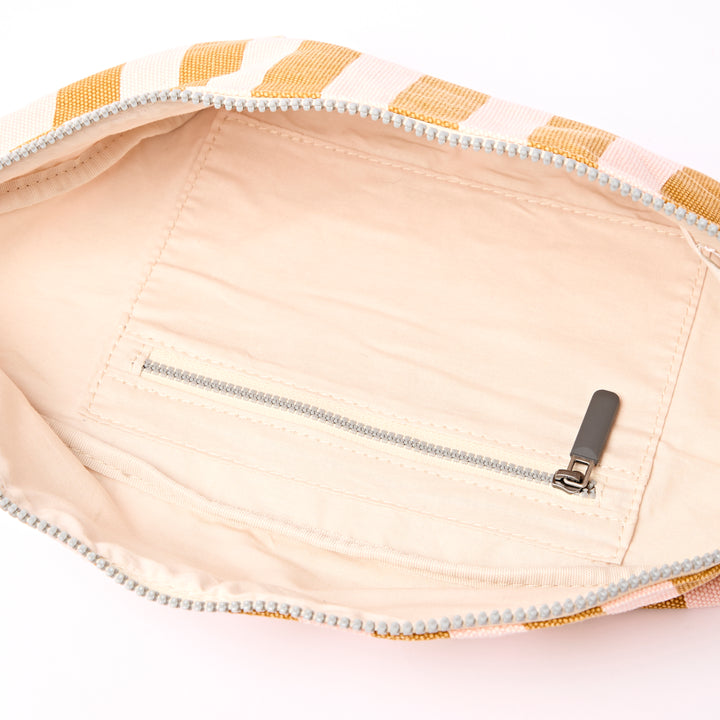 Mill Hill Crossbody Bag in Rose Gold Stripe