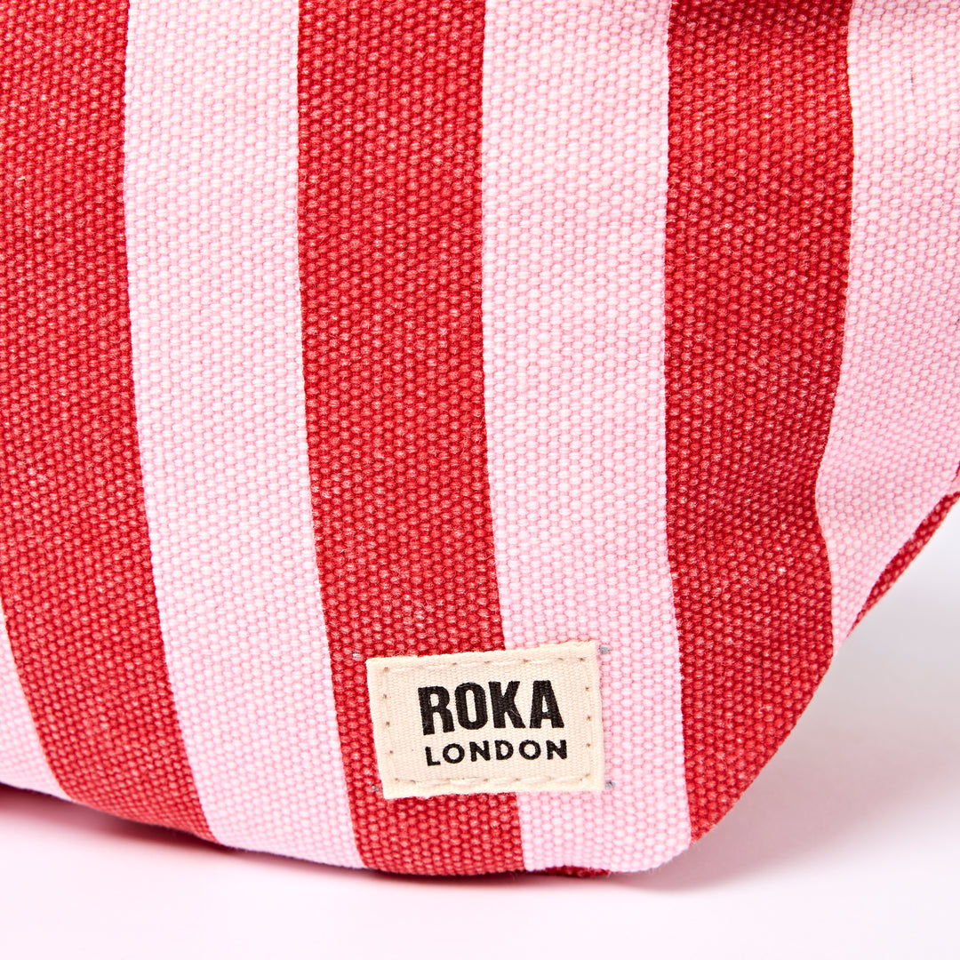 Mill Hill Crossbody Bag in Strawberry Stripe