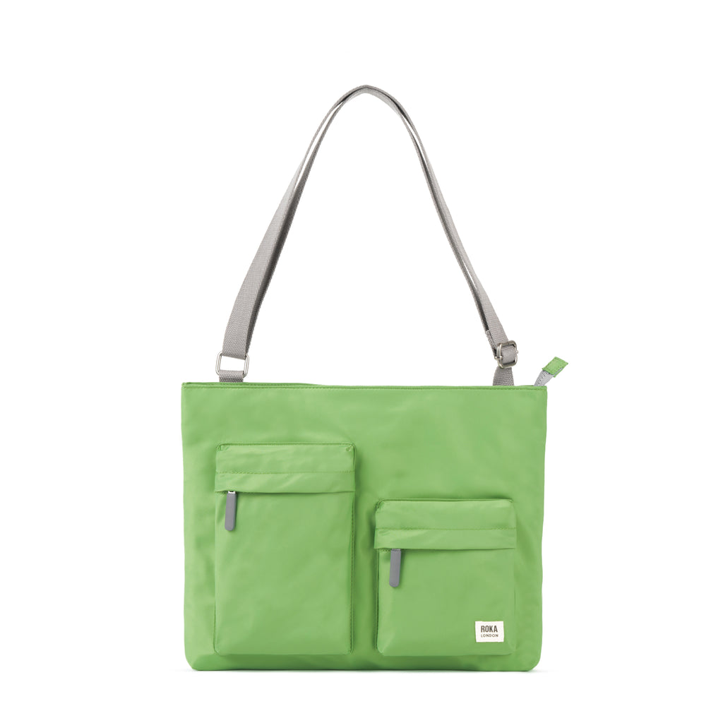 バッグ merukeru ROKA_MOORGATE_NYLON_KIWI_FRONT
