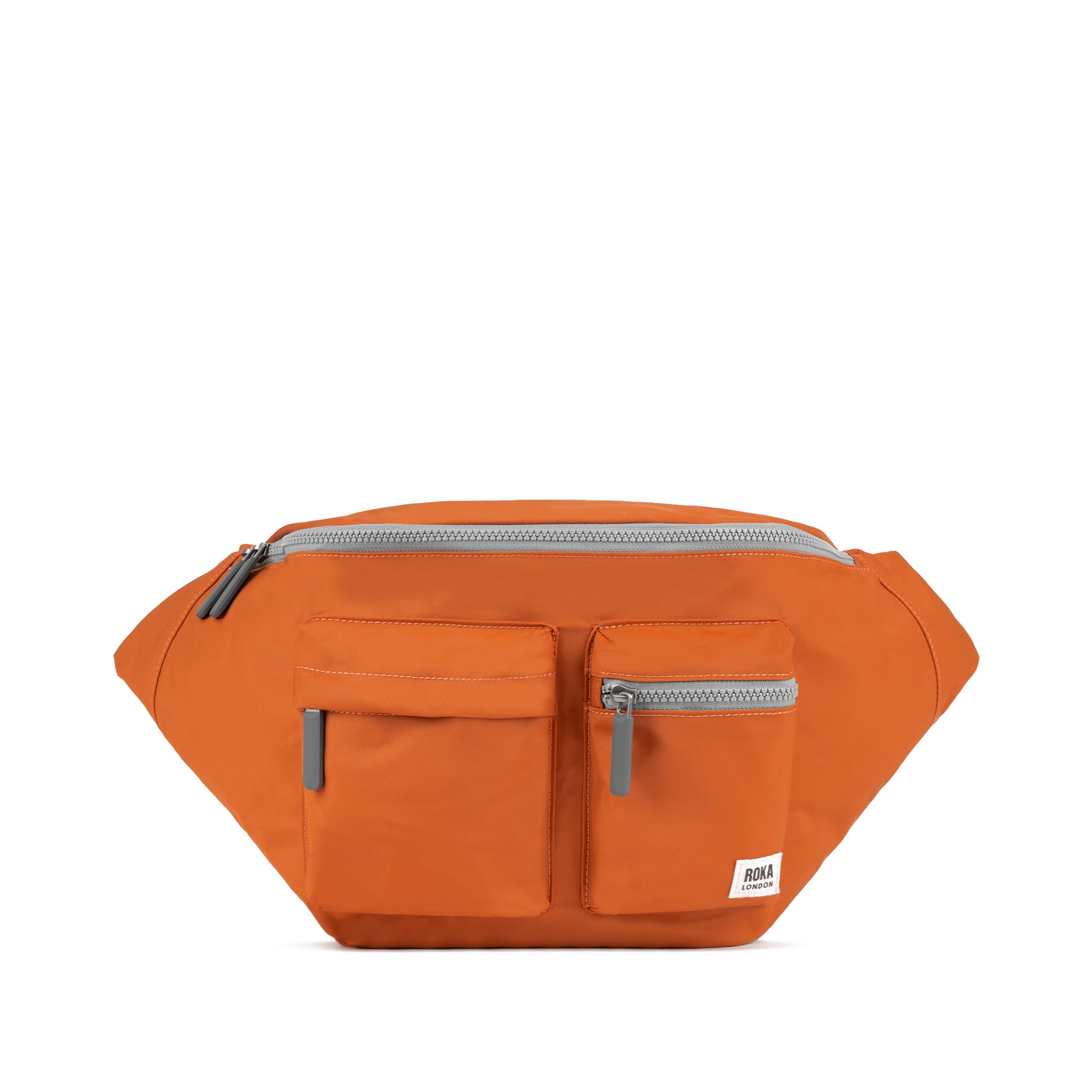 Oval M Burnt Orange | Recycled & Eco-Friendly Bags | ROKA London