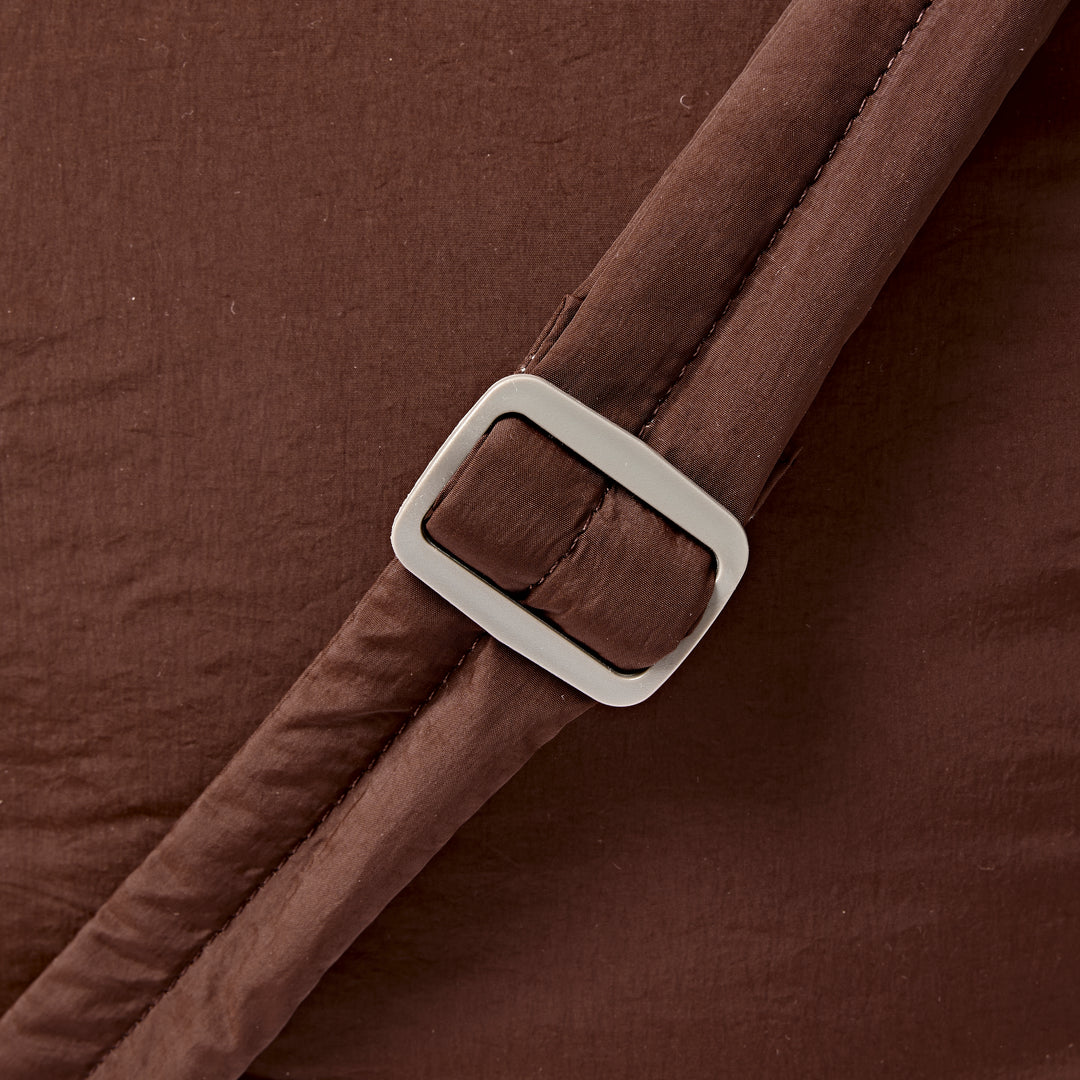 Oxford Shoulder Bag in Chocolate