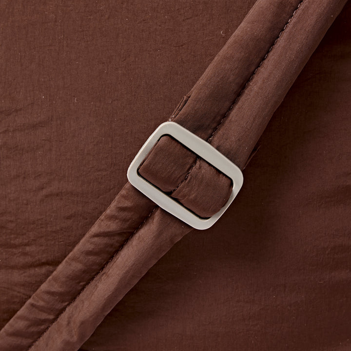 Oxford Shoulder Bag in Chocolate