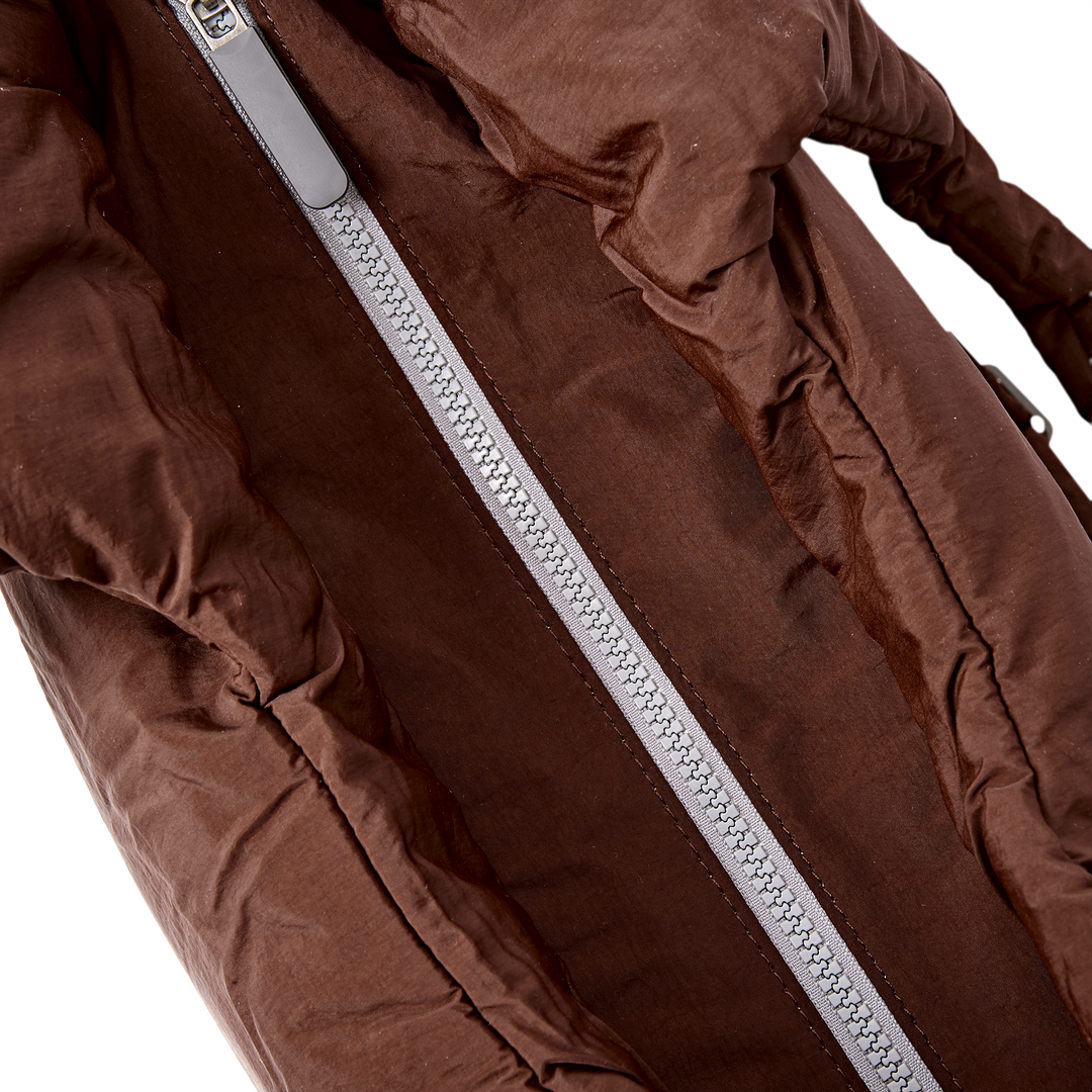Oxford Shoulder Bag in Chocolate