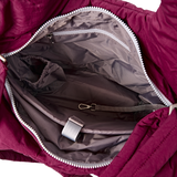Oxford Shoulder Bag in Merlot