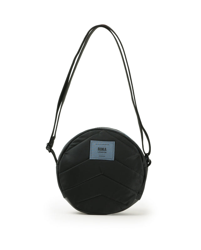 All Black Paddington Crossbody Bag in Airforce