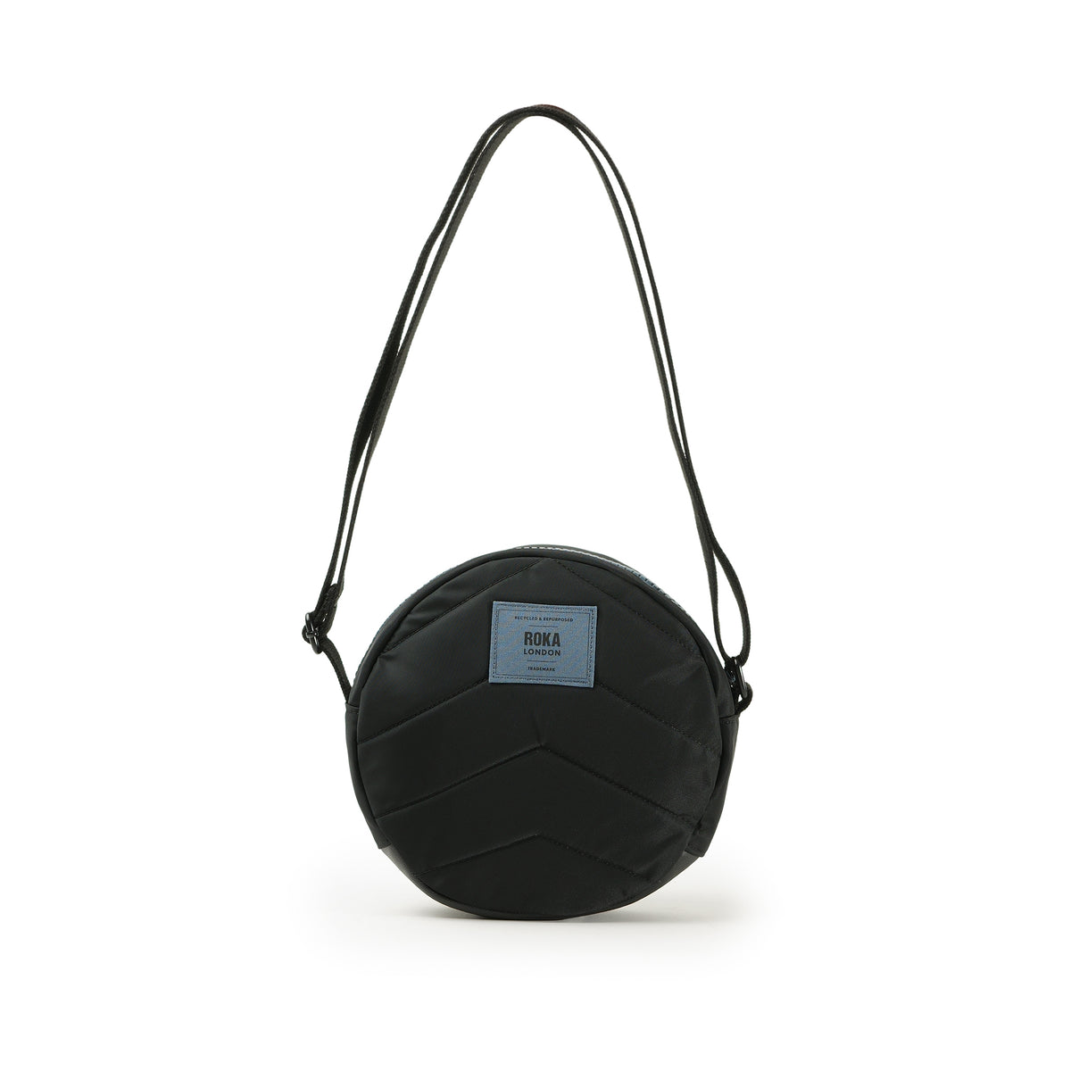 All Black Paddington Crossbody Bag in Airforce