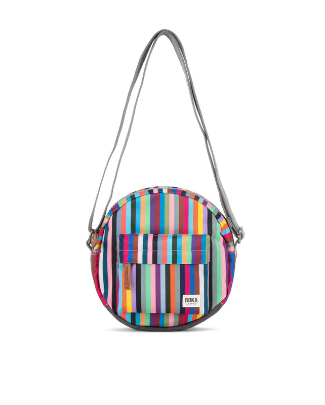 Paddington Crossbody in Multi Stripe Canvas