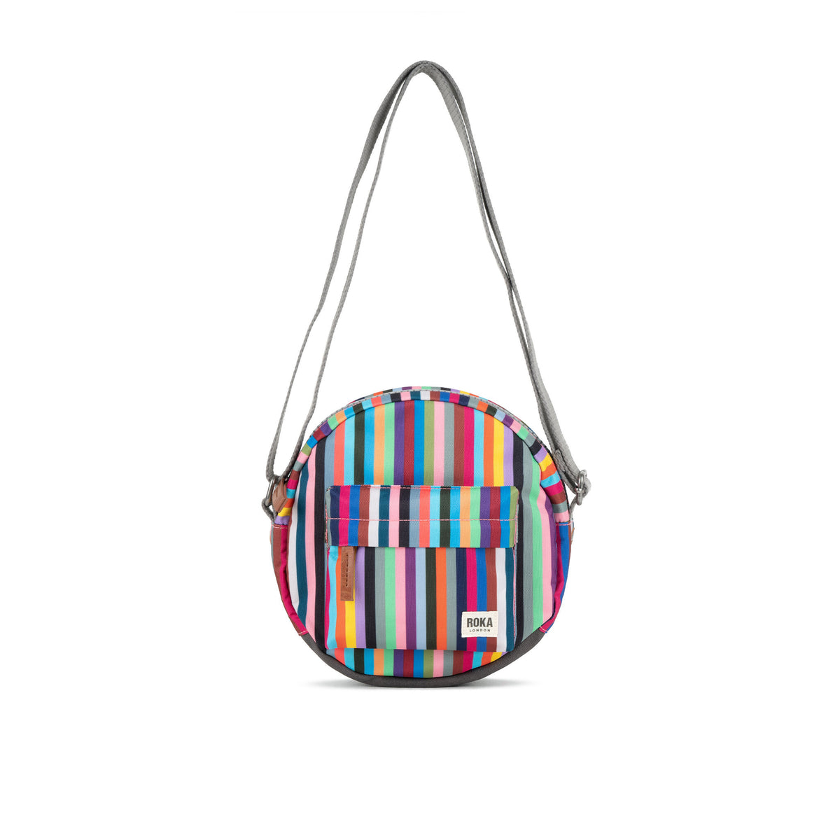 Paddington Crossbody in Multi Stripe Canvas